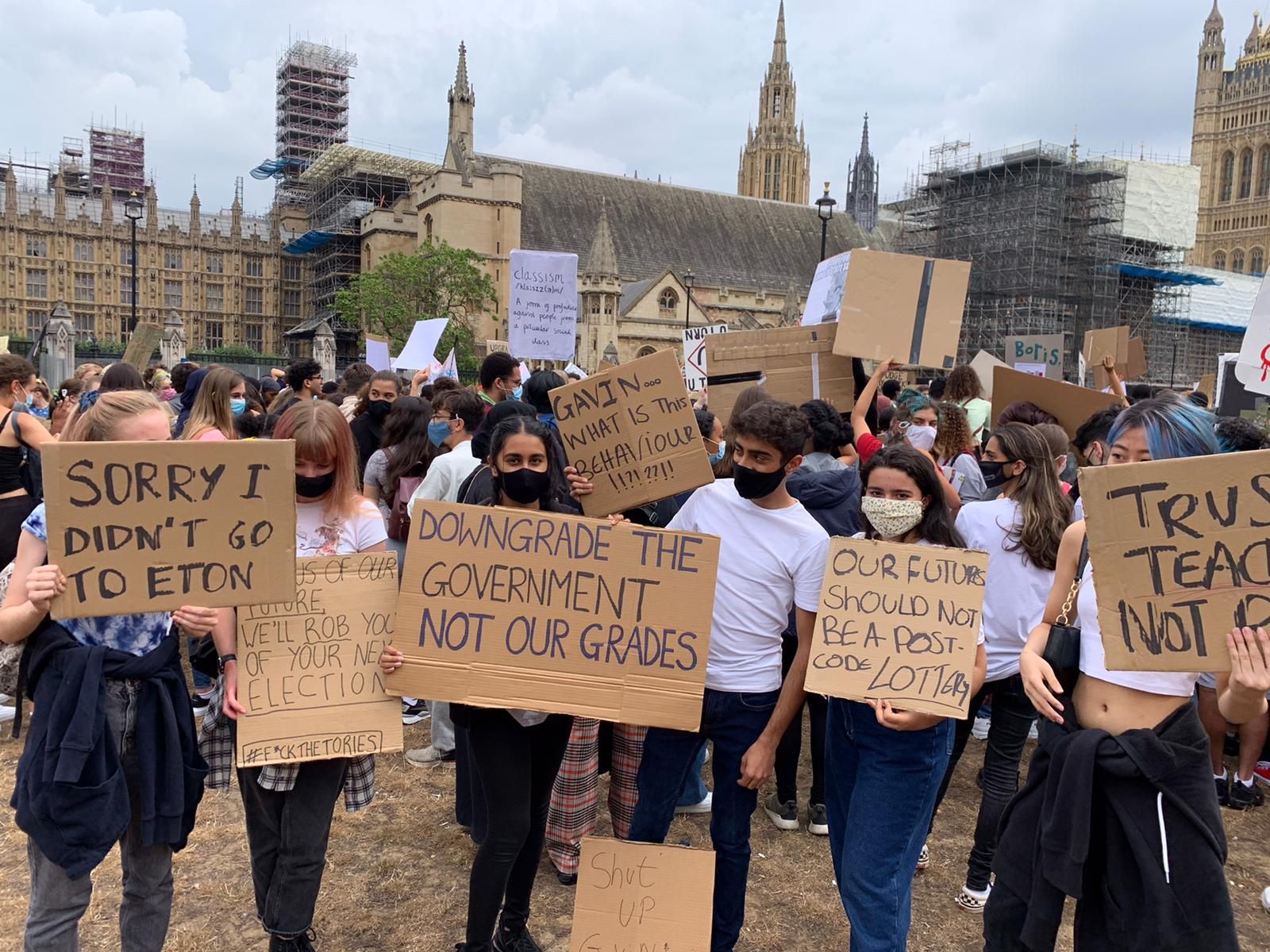 A-Levels-Protest 2020 Photo by Jasmine Glenister
