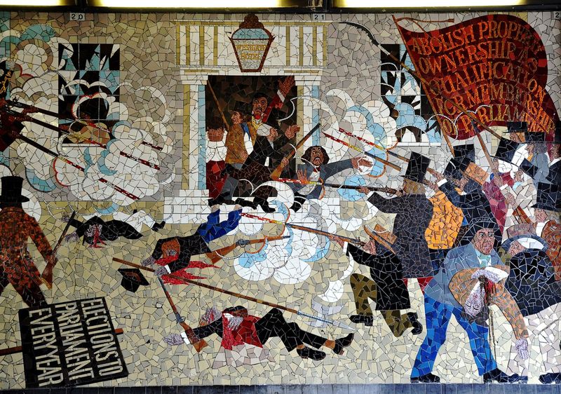 Welsh Socialism - Chartist Mural